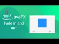 JavaFX and Scene Builder - Fade Transition in and out