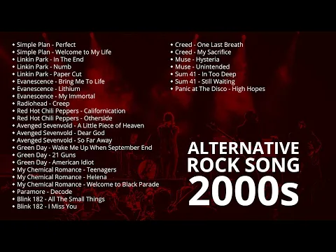 Download MP3 ALTERNATIVE ROCK SONG 2000s | LAGU ROCK BARAT TERBAIK TAHUN 2000an