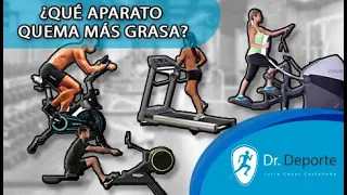 ¿QUÉ APARATO QUEMA MÁS GRASA? CAMINADORA, ELÍPTICA, ESCALADORA, BICICLETA O REMO.