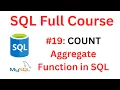 SQL Tutorial COUNT Aggregate Function in SQL MySQL Workbench