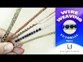 Basic Wire Weaving Patterns PART 2 Wire Wrapping Tutorial for Beginners DIY Jewelry Making