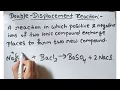 Double Displacement reaction