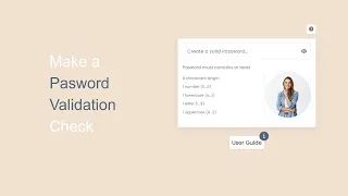 Password Validation Check in JavaScript Password Strength Check Show Hide Password Toggle