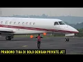Download Lagu Kedatangan Pesawat Jet Pribadi Membawa Menhan Prabowo di Bandara Adi Soemarmo Solo  Hadiri Undangan