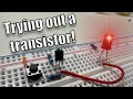 Making an inverter from a transistor