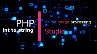 How to convert integer to string in php