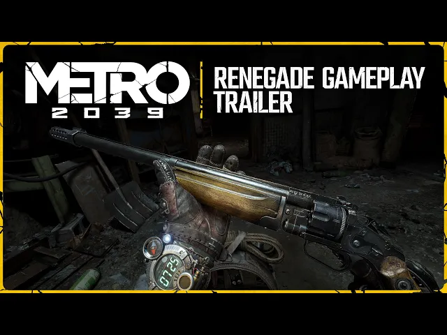 METRO 2039 | Gameplay Trailer - Renegade (4K)