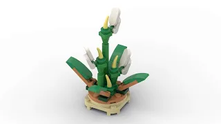 LEGO 6614217 Instructions | Promotional | Micro Peace Lily | Make and Take | Made in stud.io