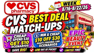 CVS best deal match-ups - 26 Event beauty Event Cheap MM scenarios Cheap Spend 30