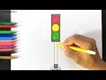 Download Lagu Belajar Menggambar dan Mewarnai Lampu Lalu Lintas | Learn to Draw and color Traffic Lights