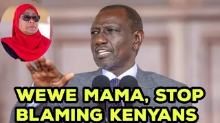 President Ruto Warns Samia Suluhu Against Blaming Kenyans Because Of Demonstrations In Tanzania 