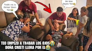 Doña CRISTI Llora Al Ver Que Teo Empezo a Tr4bar Los Ojos😭El Ya No Aguanta Mas😫Tienes Que Ver