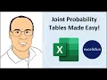 Joint Probability Tables How To Create Use Them Not Just For Statisticians EMT 1818