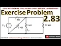 Chapter 2 Exercise Problems 2 83 Solution Linear Circuit Analysis