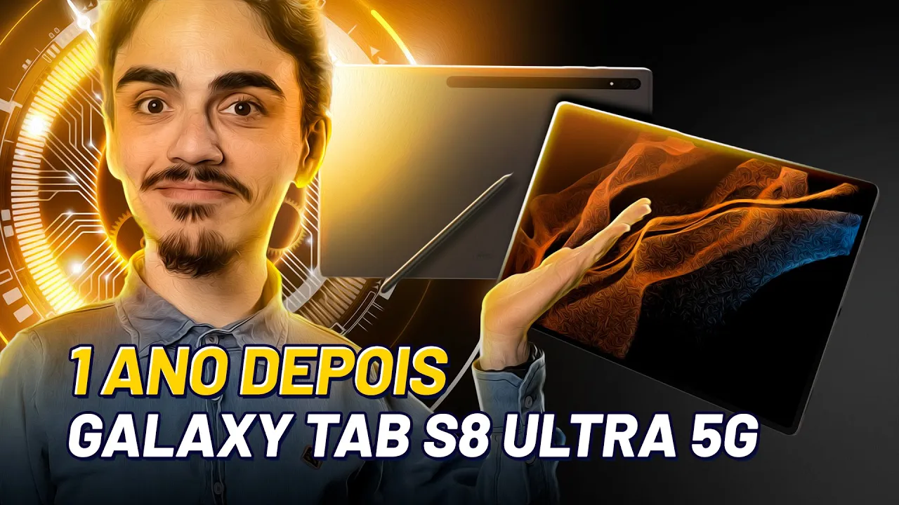 Galaxy Tab S8 Ultra 5G, VALE A PENA um ano depois o melhor Tablet Samsung?