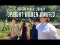 Groton Public Library Promo - Upright Women Wanted