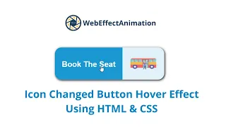 Icon Changed Button Hover Effect Using HTML CSS WebEffectAnimation