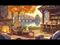 Download Lagu Morning Lakeside Ambience with Lofi Chill 🎶 Sweet Autumn Cafe 🌿 Lofi Deep Focus to study/work/relax