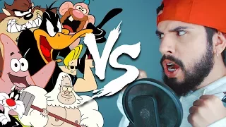 BATALHA DE RAP CONTRA 10 DESENHOS ANIMADOS
