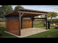 DIY 12x20 Lean to Pavilion Plans