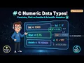 C Numeric Data Types Tutorial Precision Memory and Scientific Notation