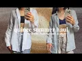 quince summer try on haul linen bathing suits silk more what to get from quince this summer