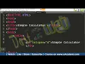 Web Lab Program 1 17CSL77 Write JS Program for a Simple Calculator