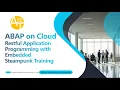 SAP ABAP on Cloud Restful Application Programming Model RAP on BTP Embedded Steampunk Clean-Core