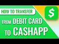 How To Transfer Money From Bank Debit Card To Cash App