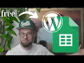 I Found a FREE Way to Export WordPress Posts to Google Sheets Automatically