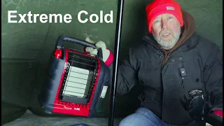 Mr Heater Buddy Tent Test in EXTREME Winter Conditions -24 c - 11 f