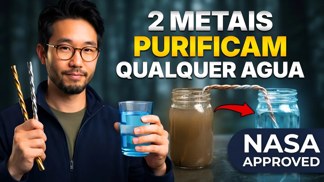 A conexão entre metais que purifica QUALQUER água — O ‘filtro da terra’ que esconderam