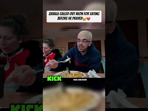 Zavala called out Neon for Eating before he prayed