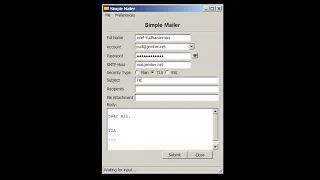 Simple Mailer GUI Python Application