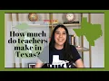 Teacher Salary Tag Texas Teacher
