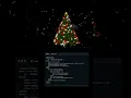 Merry christmas tree animation using HTML CSS and JavaScript