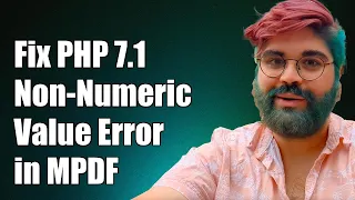 Fixing PHP 7 1 Error A Non-Numeric Value Encountered in MPDF