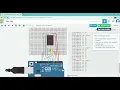 SIMULASI TINKERCAD 7 SEGMENT DISPLAY