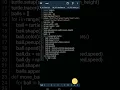 bouncing ball animation using python bouncing ball pattern Fun code