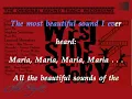 MARIA The West Side Story by Leonard Bernstein, "Tony" Richard Beymer + Lyrics