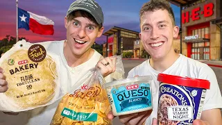 Two Brits visit Texas Biggest Grocery Store