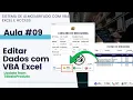 Aula 9 - Como Editar Dados no Excel VBA e Access Sistema de Almoxarifado