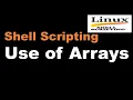 Shell Scripting Tutorial-15 Array in Shell Scripting Linux Scripting Tutorial