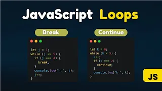 JavaScript break and continue in Loops