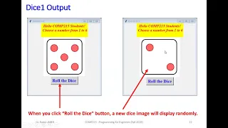 COMP215 Lectures 21 First GUI Application
