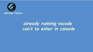 code is already running vscode error Why is Visual Studio Code stating that the code is already
