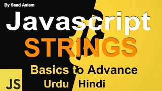 JavaScript Tutorial For beginners Strings in JavaScript in Hindi Urdu