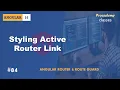 Styling Active Router Link Angular Router Route Guards A Complete Angular Course
