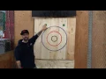 Around the World Axe Throwing Skills Competition
