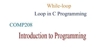 Introduction to Programming - Lab